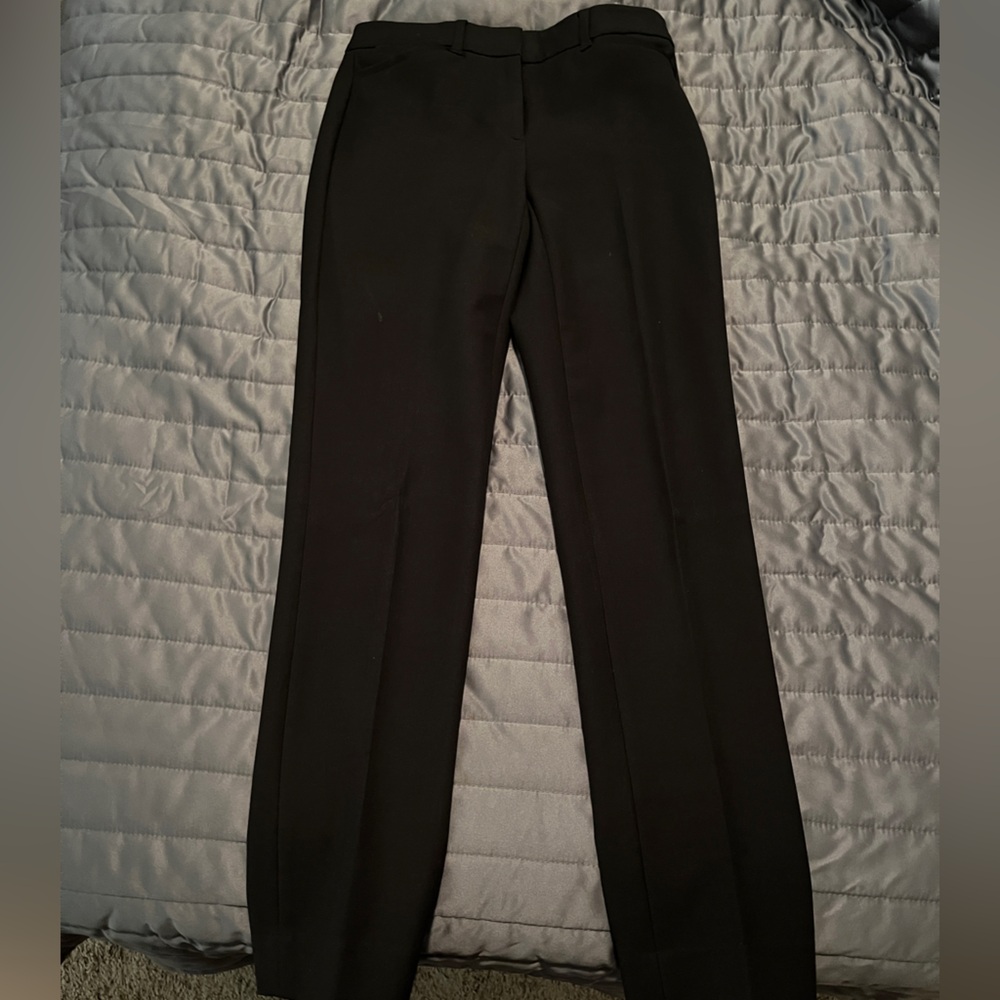 WHBM slim ankle black dress pants